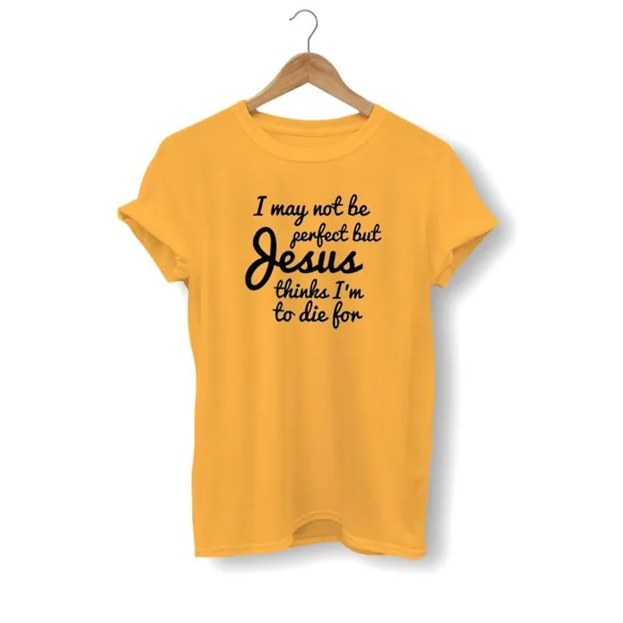 Christian TShirt br I May Not Be Perfect Lords Guidance Necklaces