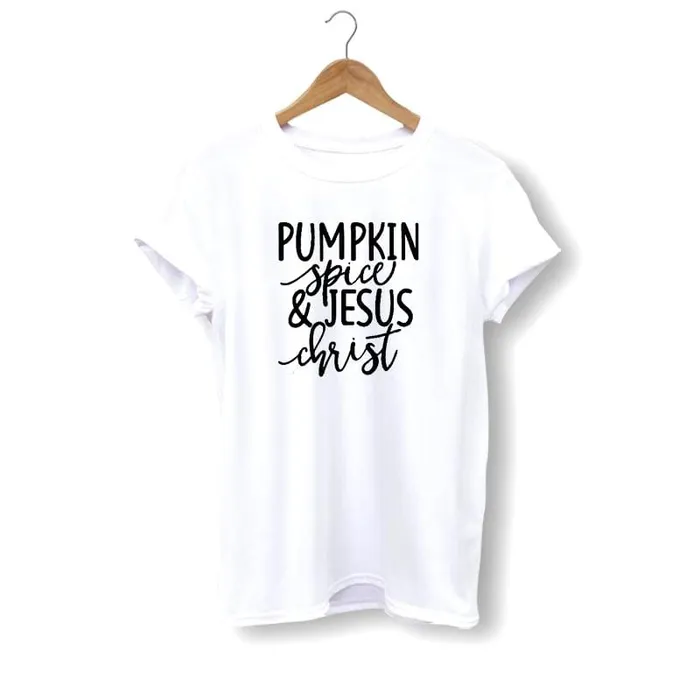 Christian TShirt br Pumpkin Spice And Jesus Lords Guidance Necklaces