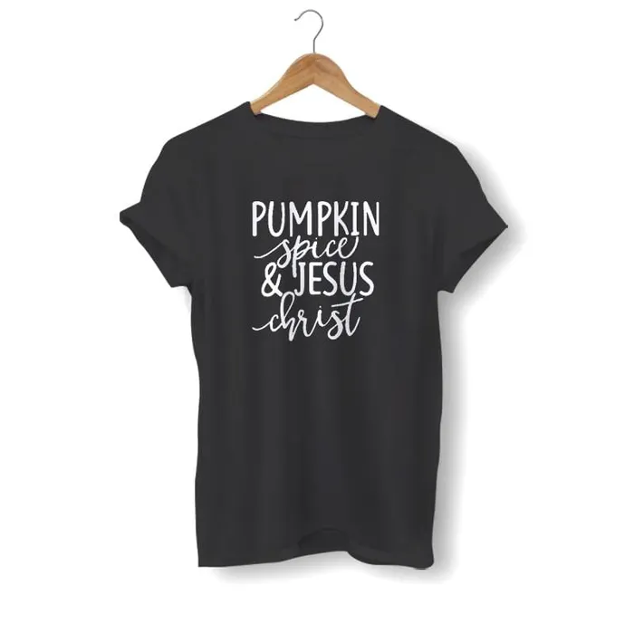 Christian TShirt br Pumpkin Spice And Jesus Lords Guidance Necklaces