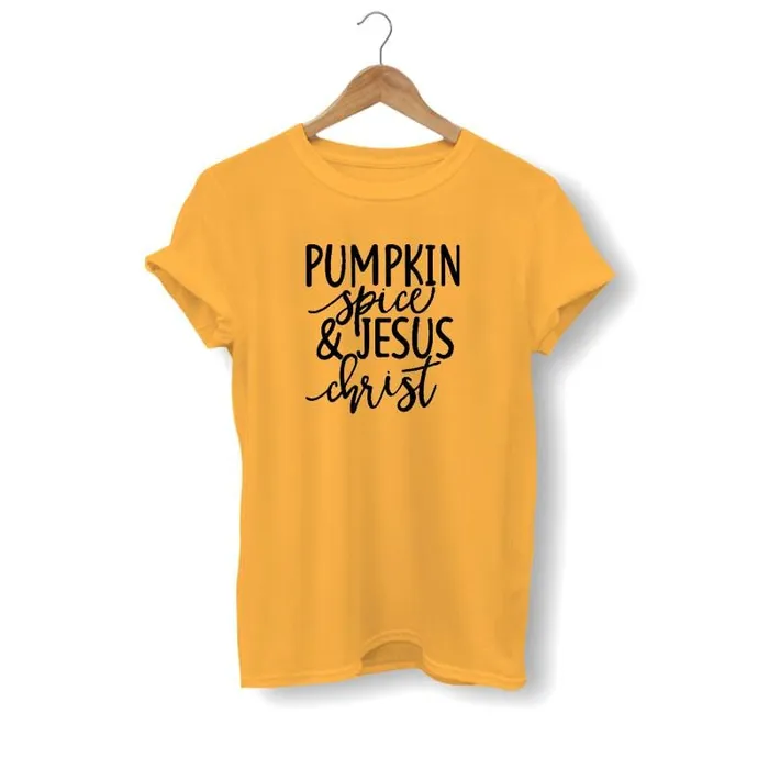 Christian TShirt br Pumpkin Spice And Jesus Lords Guidance Necklaces