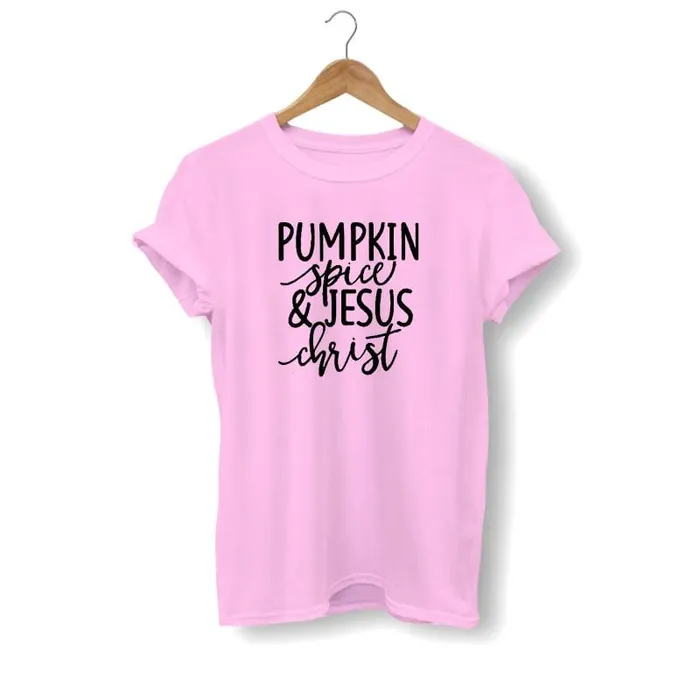 Christian TShirt br Pumpkin Spice And Jesus Lords Guidance Necklaces
