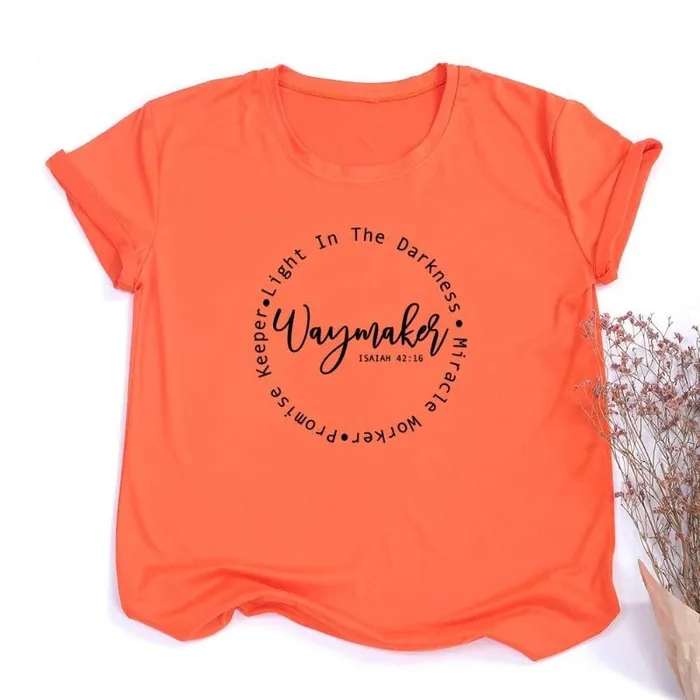Christian TShirt br Way Maker Miracle Worker Lords Guidance Earrings