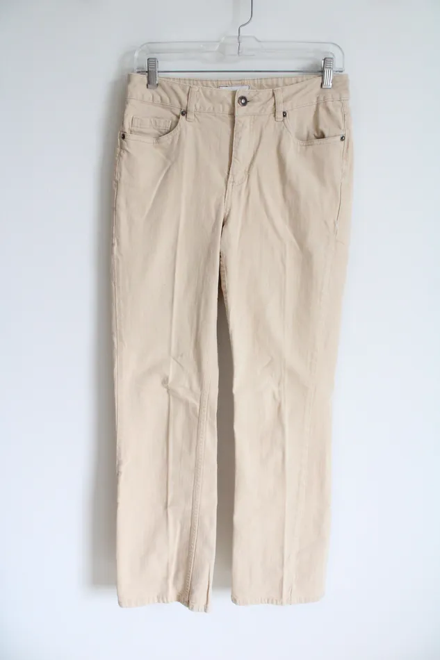 Coldwater Creek Pale Yellow Straight Denim Jeans 6 Coldwater Creek Earrings