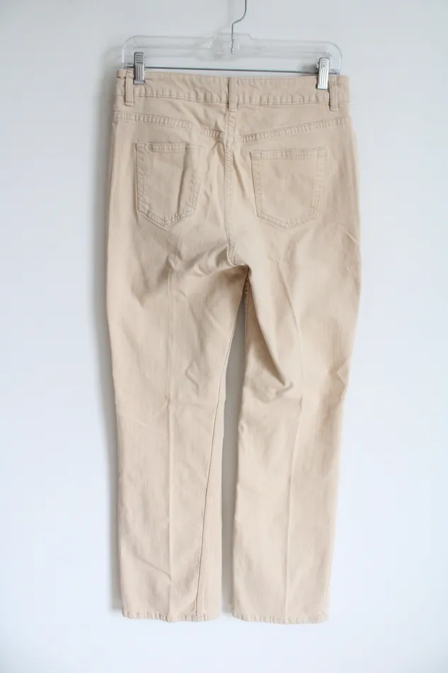 Coldwater Creek Pale Yellow Straight Denim Jeans 6 Coldwater Creek Earrings
