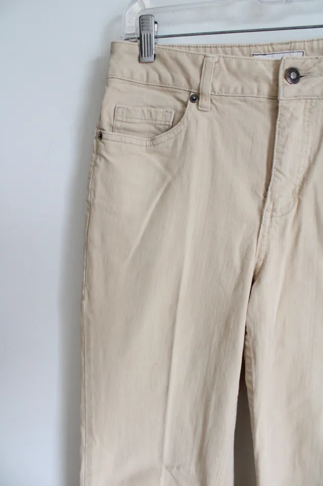 Coldwater Creek Pale Yellow Straight Denim Jeans 6 Coldwater Creek Earrings