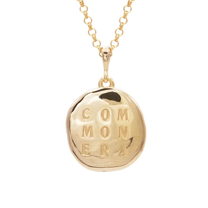 COMMON ERA Necklaces Medusa 7 Emerald Medallion Necklace