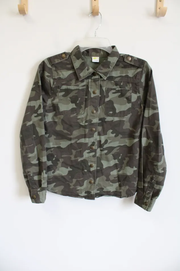 Crazy 8 Camo Button Up Jacket 1416 Crazy 8 Earrings