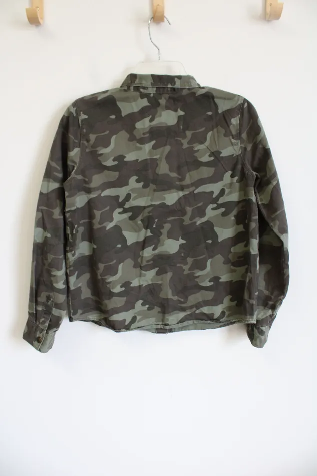 Crazy 8 Camo Button Up Jacket 1416 Crazy 8 Earrings