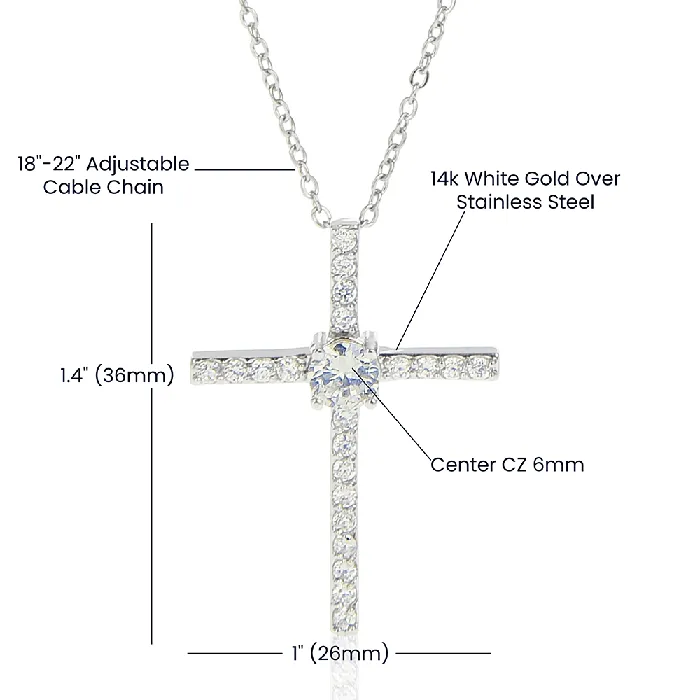 Cubic Zirconia Crystal Necklace Matthew 1926 ShineOn Fulfillment Necklaces