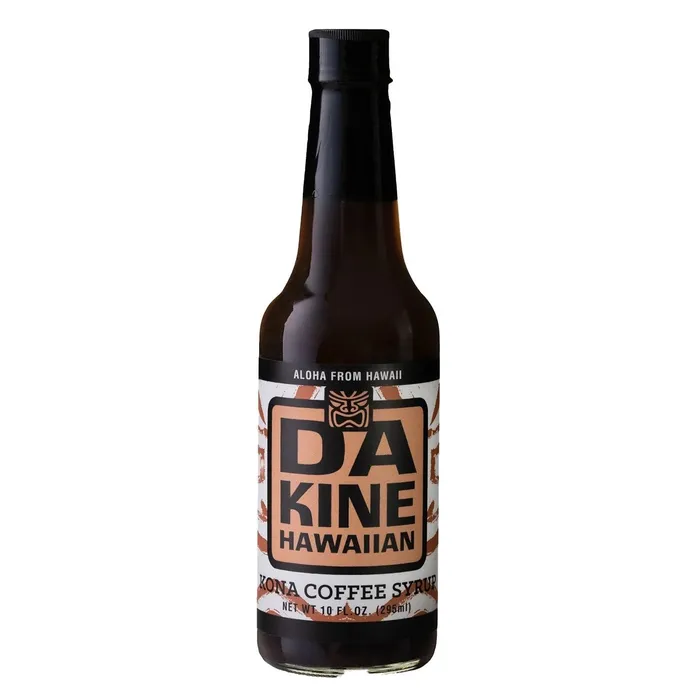 Da Kine Hawaiian Kona Coffee Syrup 10 oz FIVESTARTRANSP Earrings
