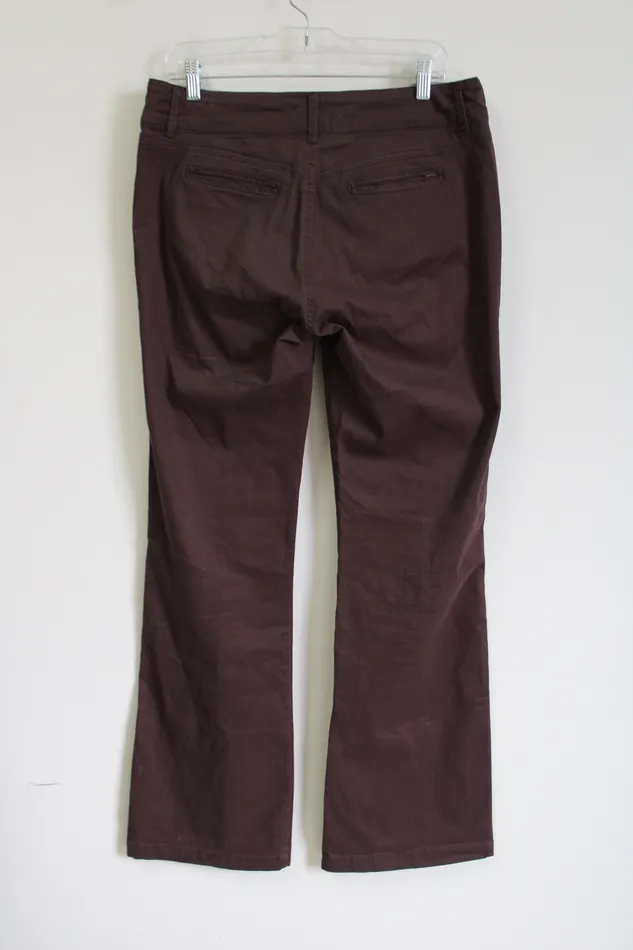 Department Of Peace Department Of Peace Brown Straight Leg Pant 10 Necklaces