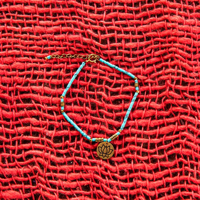 DharmaCrafts Bracelets Brass Lotus Bracelet