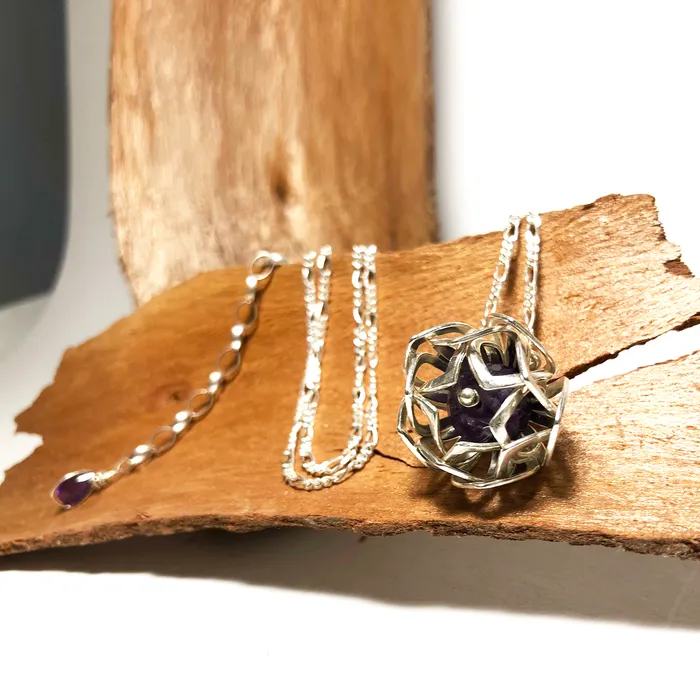 DharmaCrafts Lotus Pendant Necklace Necklaces