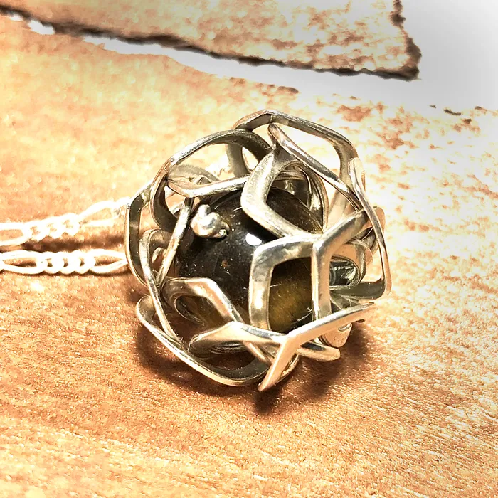 DharmaCrafts Lotus Pendant Necklace Necklaces
