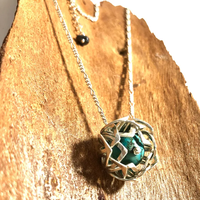DharmaCrafts Lotus Pendant Necklace Necklaces
