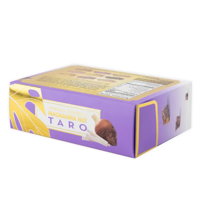 DIAMONDBAKERY Earrings Diamond Bakery Hawaiian Macadamia Taro Shortbread Cookies 4 oz