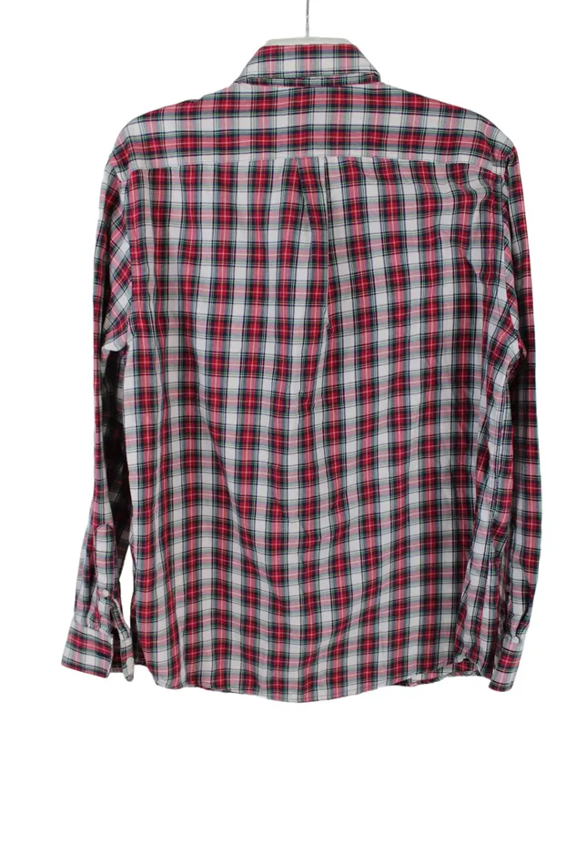 Dockers Earrings Dockers Red Plaid Classic Fit Button Down Shirt L