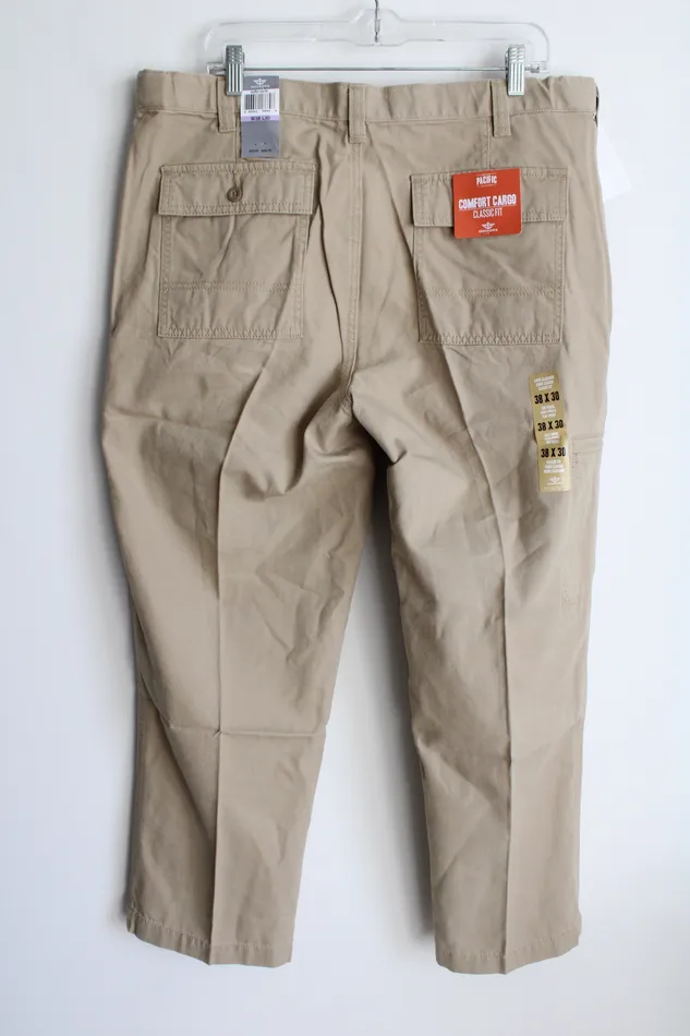 Dockers Earrings NEW Dockers Comfort Cargo Classic Fit Tan Pant 38X30