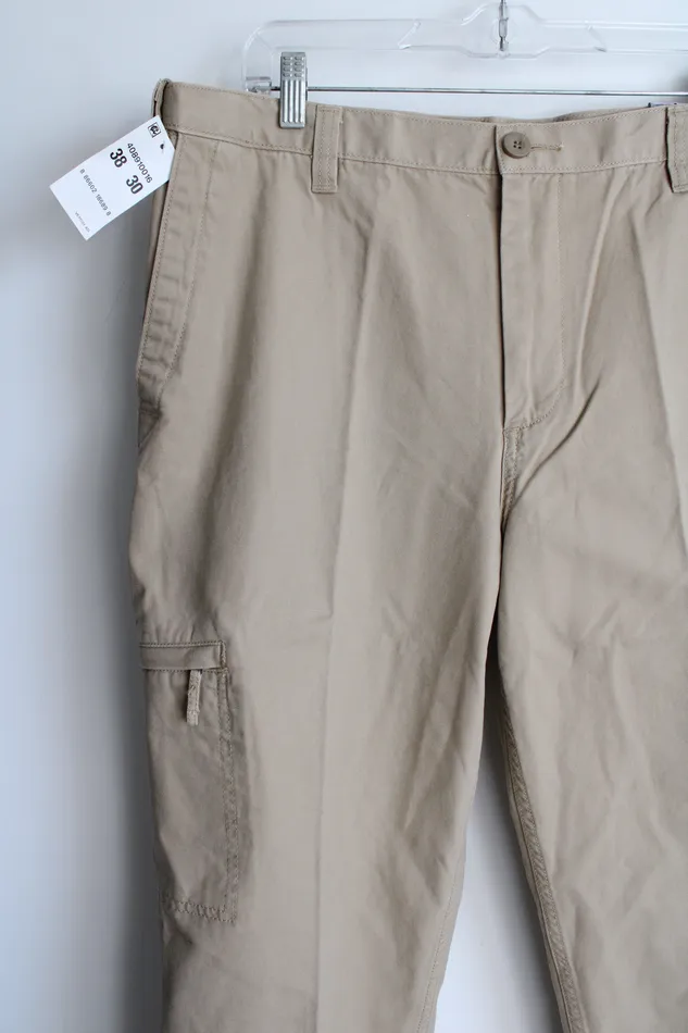 Dockers Earrings NEW Dockers Comfort Cargo Classic Fit Tan Pant 38X30