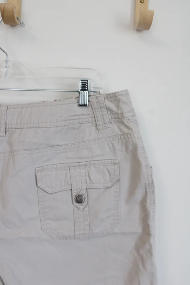 Dressbarn Khaki Shorts 14 Dressbarn Earrings