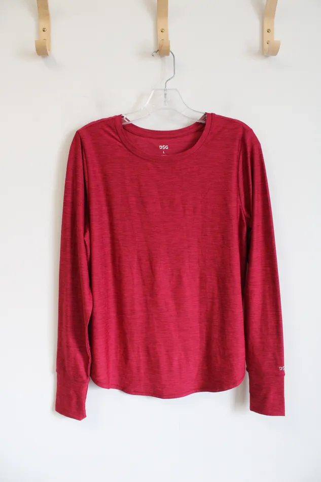 DSG Earrings DSG Red Long Sleeved Shirt L