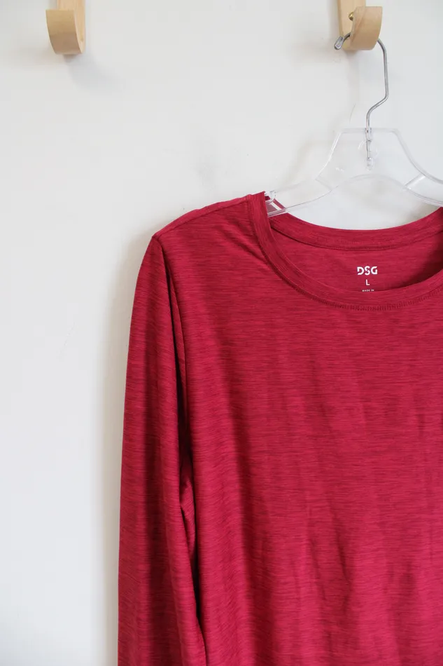 DSG Earrings DSG Red Long Sleeved Shirt L