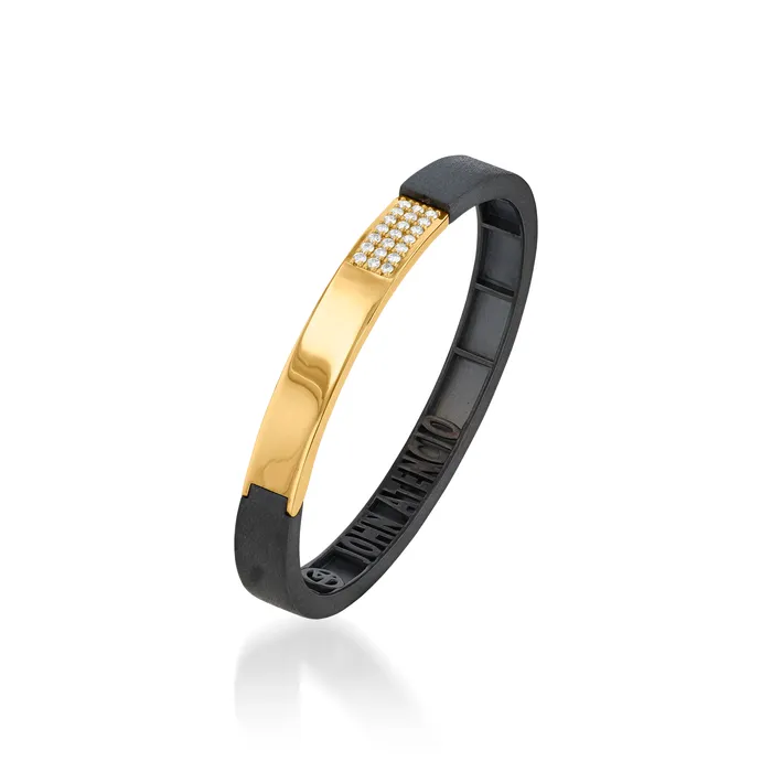 Duplex Pave Diamond Hinged Wide Cuff Bracelet John Atencio Bracelets