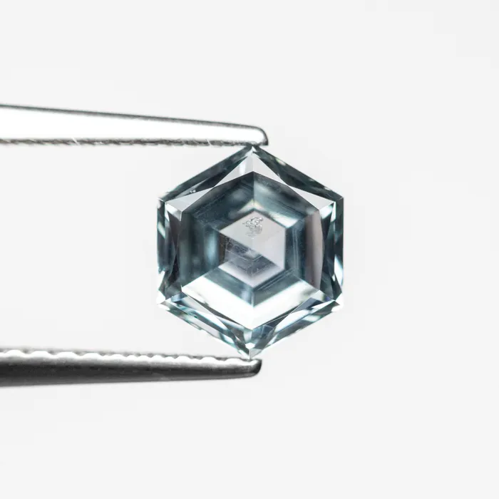 Earrings 135ct 709x615x376mm Hexagon Brilliant Sapphire 2367004 Misfit Gems