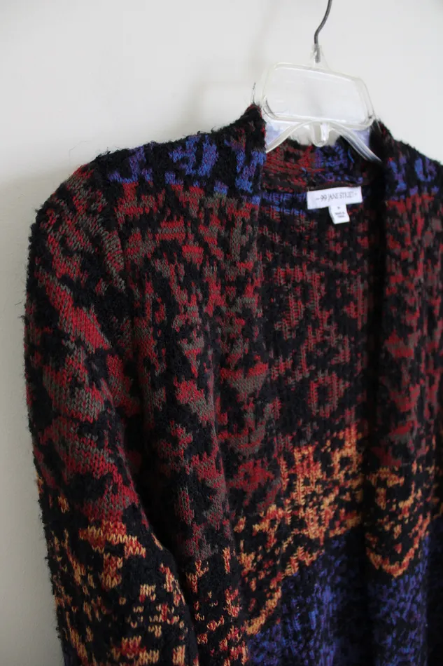 Earrings 99 Jane Street 99 Jane Street Long Multicolored Knit Cardigan M