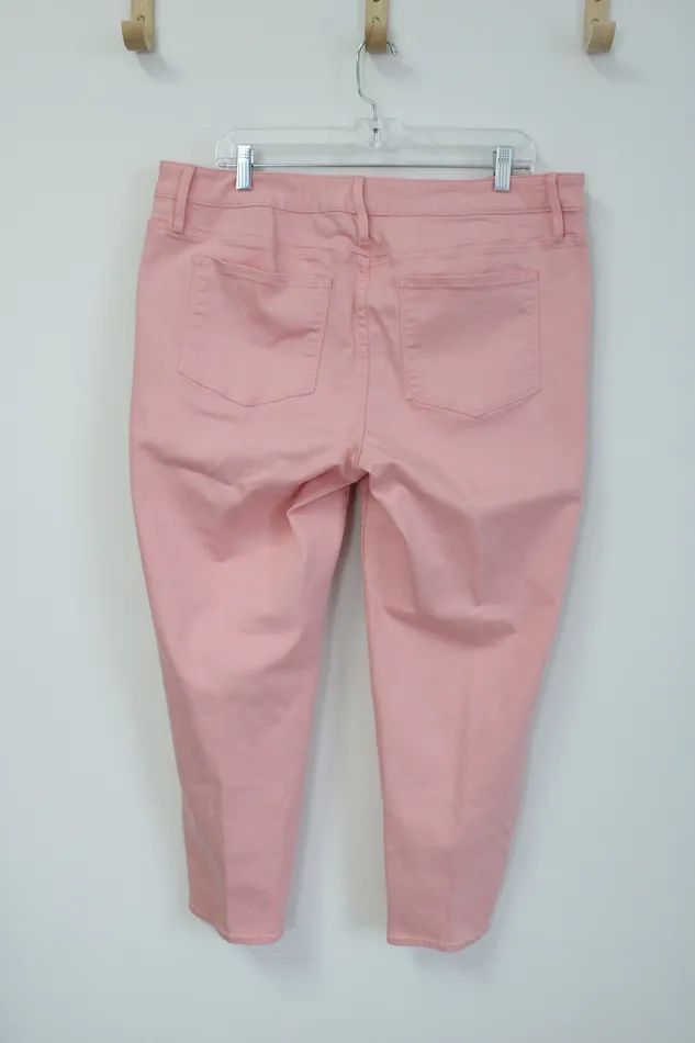 Earrings ana ana Skinny Ankle Pink Denim Jeans 16
