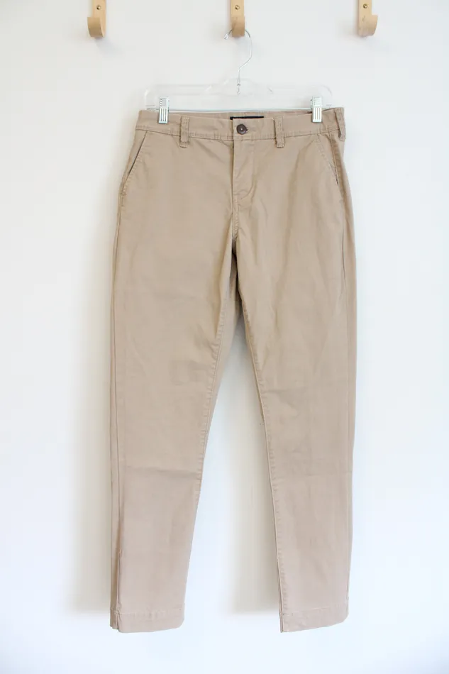 Earrings Aeropostale Slim Straight Khaki Pants 28X30 Aeropostale