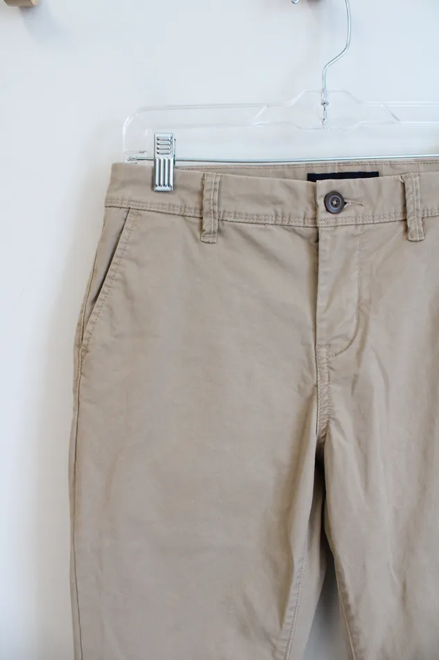 Earrings Aeropostale Slim Straight Khaki Pants 28X30 Aeropostale