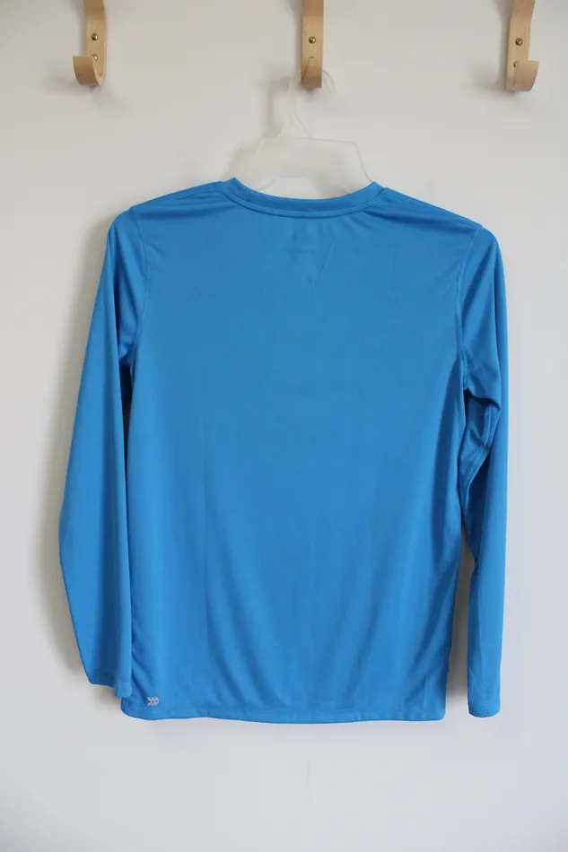 Earrings All In Motion NEW All In Motion Blue Long Sleeved Shirt Youth XL 16