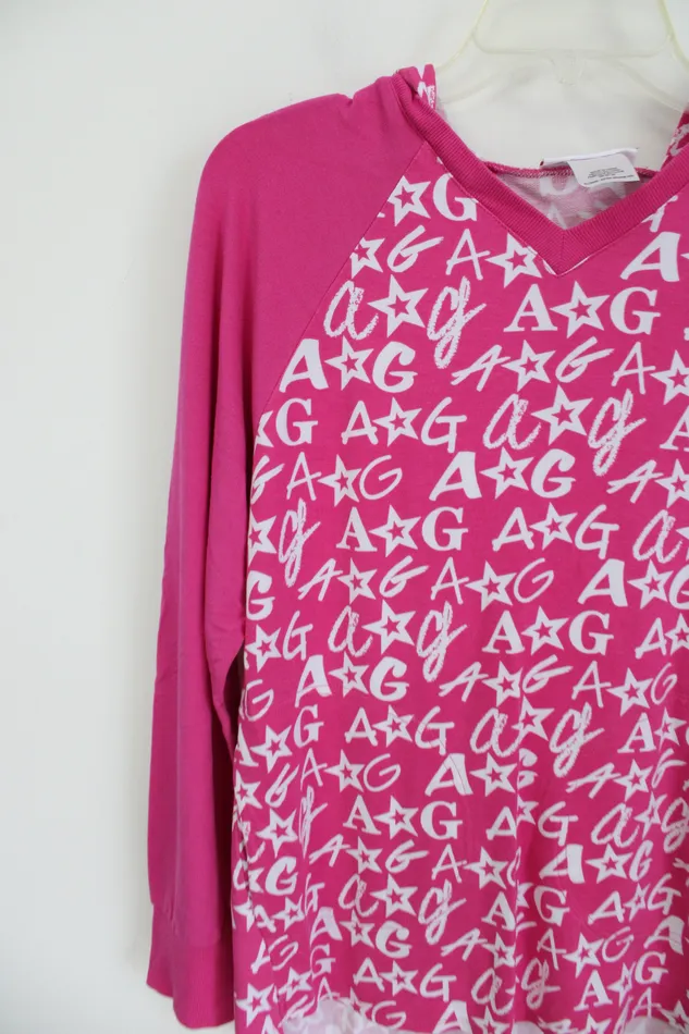 Earrings American Girl American Girl Pink Hoodie Top Youth XL 1820