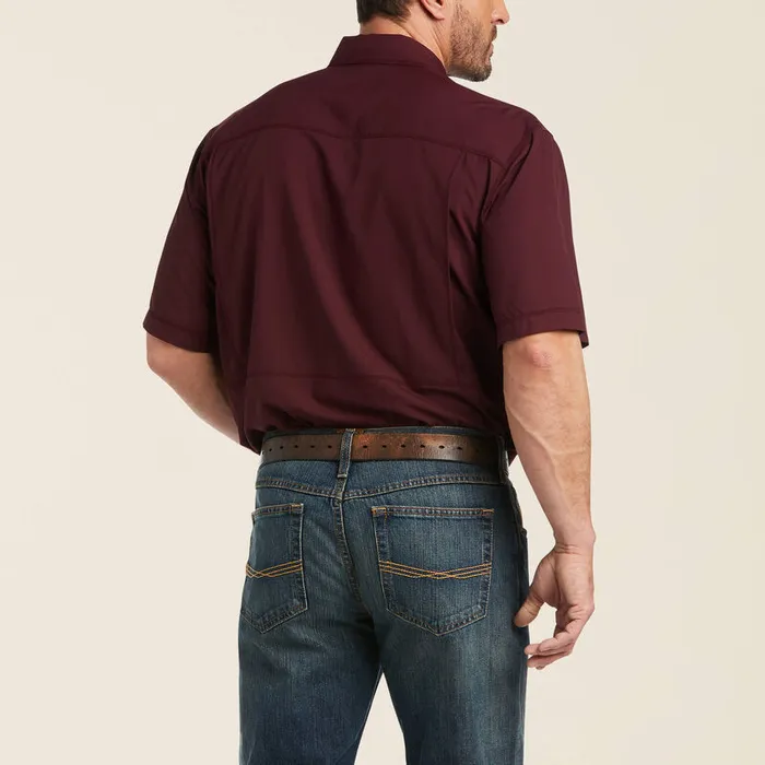 Earrings ARIAT MENS CLOTHING ARIAT MENS VENTTEK OUTBOUND CLASSIC FIT SHIRT BERRY BARK