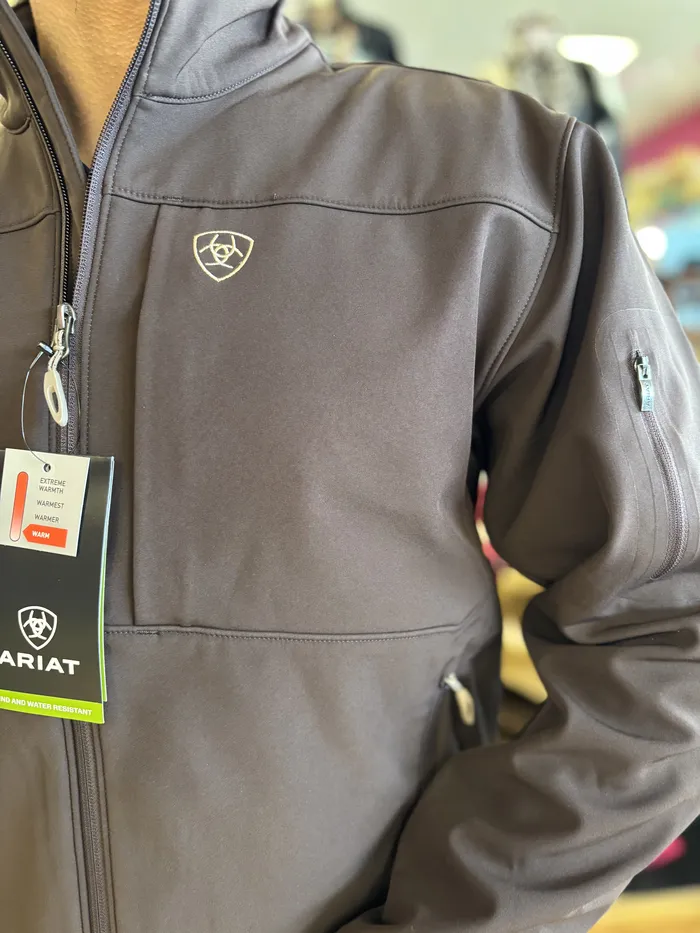Earrings ARIAT MENS VERNON 20 SOFTSHELL JACKET COFFEE BEAN ARIAT MENS CLOTHING