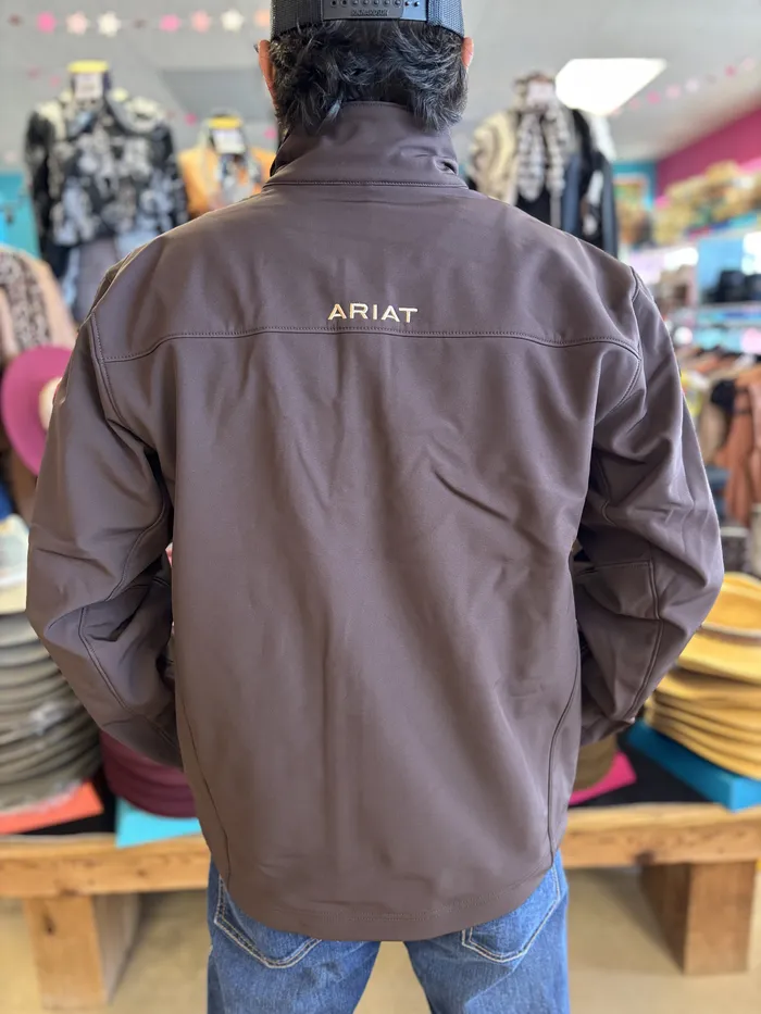 Earrings ARIAT MENS VERNON 20 SOFTSHELL JACKET COFFEE BEAN ARIAT MENS CLOTHING