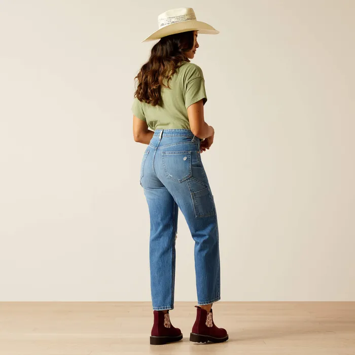 Earrings ARIAT WOMENS ULTRA HIGH RISE TOMBOY CARPENTER ALASKA STRAIGHT JEAN ARIAT CLOTHING