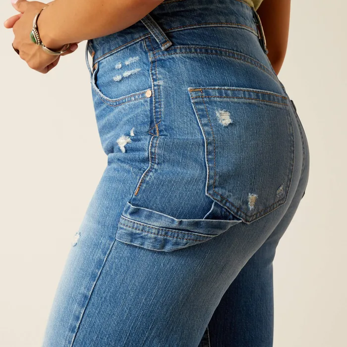 Earrings ARIAT WOMENS ULTRA HIGH RISE TOMBOY CARPENTER ALASKA STRAIGHT JEAN ARIAT CLOTHING