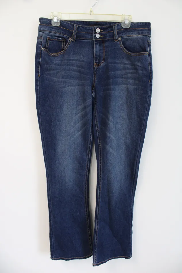 Earrings Attention Attention Dark Wash Jeans 10