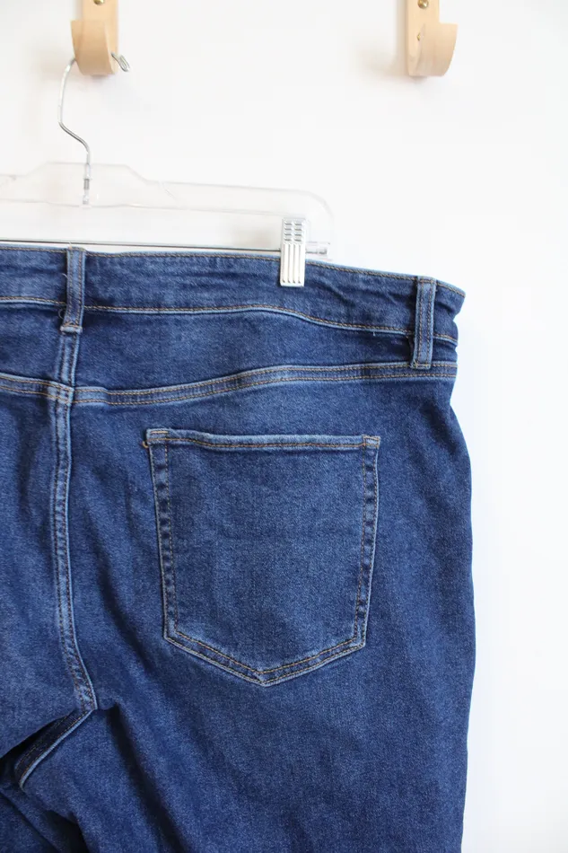 Earrings Ava Viv Ava Viv Distressed Cropped Jeans 22W