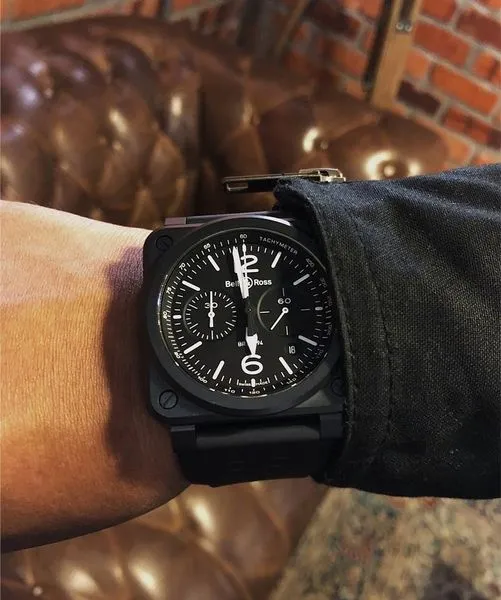 Earrings BELL ROSS BR0394 CHRONOGRAPH42MM BELL ROSS