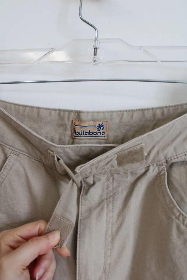 Earrings Billabong Tan Y2K Vintage Khaki Pants 5 Billabong