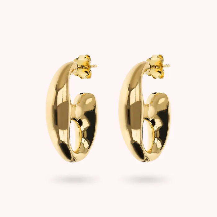 Earrings Bronzallure Orecchini Pendenti Golden Maglia Marina