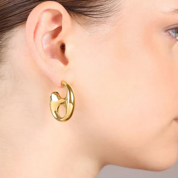 Earrings Bronzallure Orecchini Pendenti Golden Maglia Marina