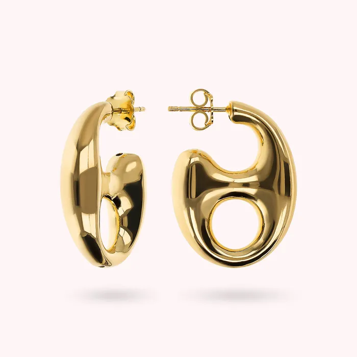 Earrings Bronzallure Orecchini Pendenti Golden Maglia Marina