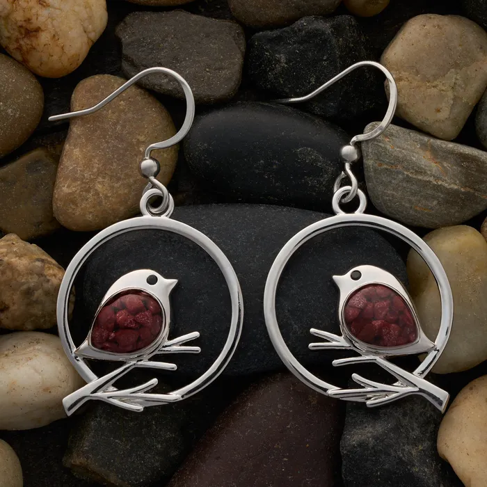 Earrings Chadds Ford Jewelry Cinnabar Birdie Branch Earrings