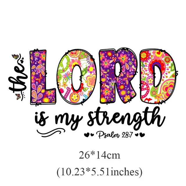 Earrings Christian Faith Iron on Decals Lords Guidance