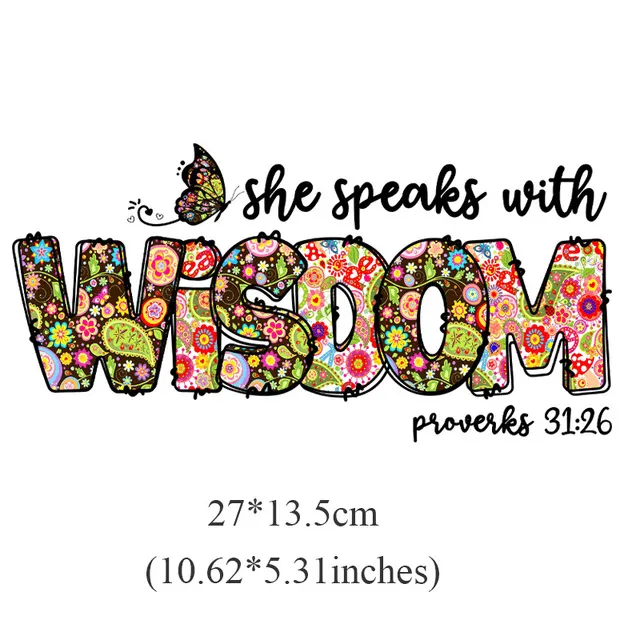 Earrings Christian Faith Iron on Decals Lords Guidance