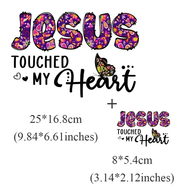 Earrings Christian Faith Iron on Decals Lords Guidance